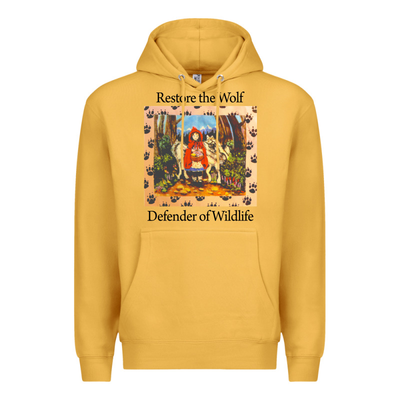 Restore The Wolf Defenders Of Wildlife Premium Hoodie by linhVisuals | Teevron