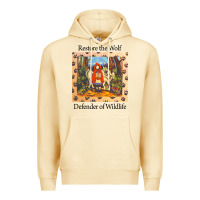Pina Colada restore the wolf defenders of wildlife Premium Hoodie - linhVisuals
