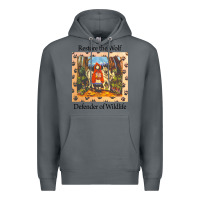 Rock restore the wolf defenders of wildlife Premium Hoodie - linhVisuals