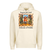 Tofu restore the wolf defenders of wildlife Premium Hoodie - linhVisuals