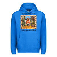 True Royal restore the wolf defenders of wildlife Premium Hoodie - linhVisuals