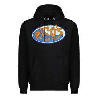 Black richo surf shop Premium Hoodie - linhVisuals