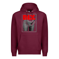Burgundy rihanna diy Premium Hoodie - linhVisuals