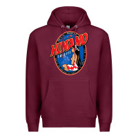 Burgundy hinano tahiti Premium Hoodie - linhVisuals