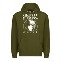 Army Green lindsey stirling white Premium Hoodie - linhVisuals