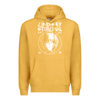 Mustard lindsey stirling white Premium Hoodie - linhVisuals