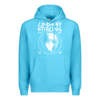 Ocean Blue lindsey stirling white Premium Hoodie - linhVisuals