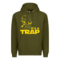 Army Green it's a trap Premium Hoodie - linhVisuals