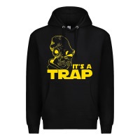 Black it's a trap Premium Hoodie - linhVisuals
