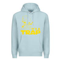 Blue Mist it's a trap Premium Hoodie - linhVisuals