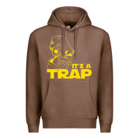 Chestnut it's a trap Premium Hoodie - linhVisuals