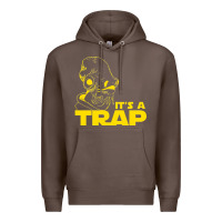 Coffee it's a trap Premium Hoodie - linhVisuals