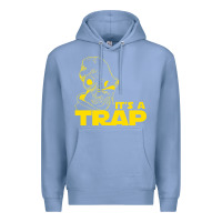 Colony Blue it's a trap Premium Hoodie - linhVisuals