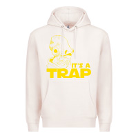 Pale Pink it's a trap Premium Hoodie - linhVisuals