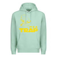 Seafoam it's a trap Premium Hoodie - linhVisuals