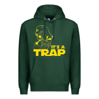 Sports Green it's a trap Premium Hoodie - linhVisuals