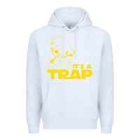 White it's a trap Premium Hoodie - linhVisuals