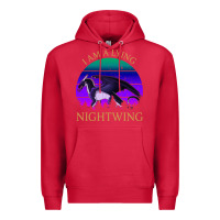 Cardinal wings of fire i am a lying nightwing vintage Premium Hoodie - linhVisuals