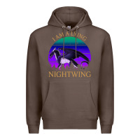 Coffee wings of fire i am a lying nightwing vintage Premium Hoodie - linhVisuals