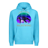 Ocean Blue wings of fire i am a lying nightwing vintage Premium Hoodie - linhVisuals