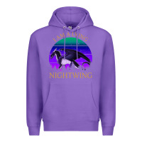 Purple wings of fire i am a lying nightwing vintage Premium Hoodie - linhVisuals