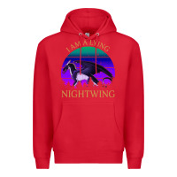 Red wings of fire i am a lying nightwing vintage Premium Hoodie - linhVisuals