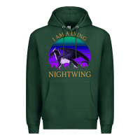 Sports Green wings of fire i am a lying nightwing vintage Premium Hoodie - linhVisuals