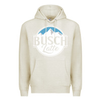 Oatmeal Heather premium busch Premium Hoodie - linhVisuals