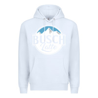White premium busch Premium Hoodie - linhVisuals