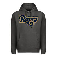 Charcoal Heather rams Premium Hoodie - linhVisuals