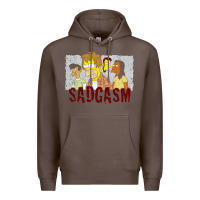 Coffee sadgasm Premium Hoodie - linhVisuals