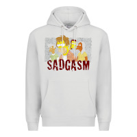 Dove Grey sadgasm Premium Hoodie - linhVisuals