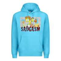 Ocean Blue sadgasm Premium Hoodie - linhVisuals