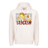 Pale Pink sadgasm Premium Hoodie - linhVisuals