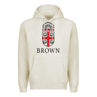 Oatmeal Heather brown university Premium Hoodie - linhVisuals
