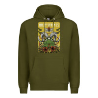 Army Green billy strings poster Premium Hoodie - linhVisuals