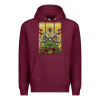 Burgundy billy strings poster Premium Hoodie - linhVisuals
