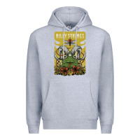 Heather Grey billy strings poster Premium Hoodie - linhVisuals