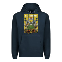 Navy billy strings poster Premium Hoodie - linhVisuals