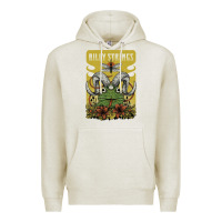 Oatmeal Heather billy strings poster Premium Hoodie - linhVisuals