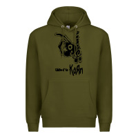 Army Green k o r n classic Premium Hoodie - linhVisuals