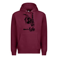 Burgundy k o r n classic Premium Hoodie - linhVisuals