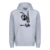 Heather Grey k o r n classic Premium Hoodie - linhVisuals