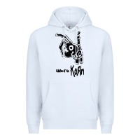 White k o r n classic Premium Hoodie - linhVisuals