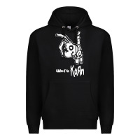 Black k o r n classic Premium Hoodie - linhVisuals