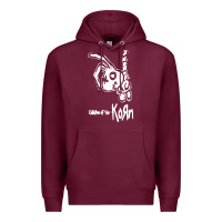Burgundy k o r n classic Premium Hoodie - linhVisuals
