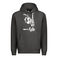Charcoal Heather k o r n classic Premium Hoodie - linhVisuals