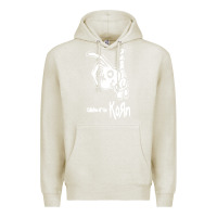 Oatmeal Heather k o r n classic Premium Hoodie - linhVisuals