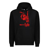 Black k o r n classic Premium Hoodie - linhVisuals
