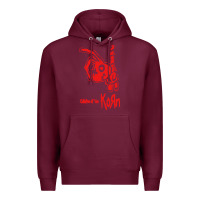 Burgundy k o r n classic Premium Hoodie - linhVisuals